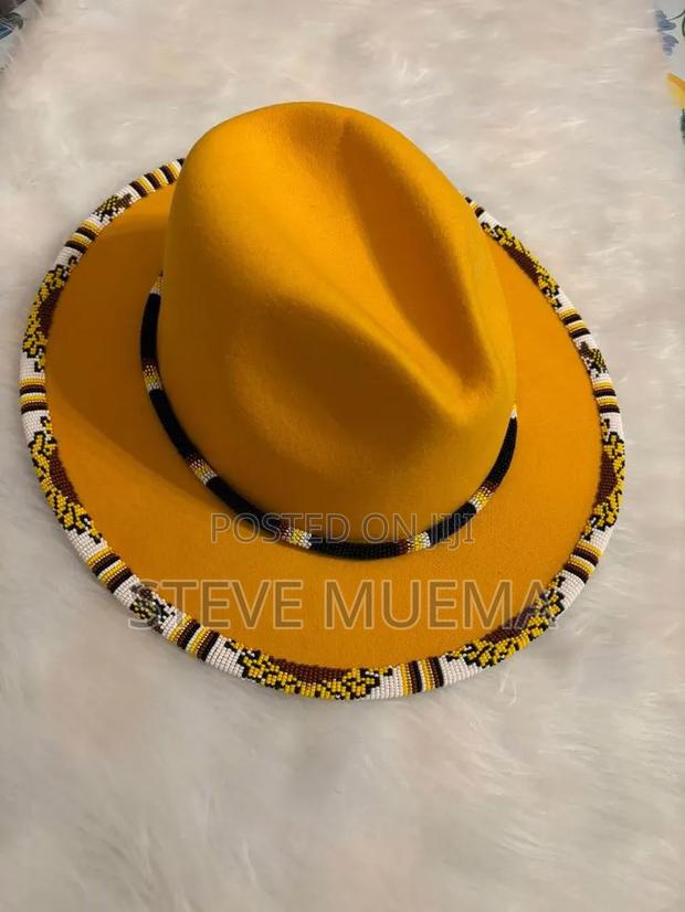 Beaded Fedora Hats. - thumbnail 5