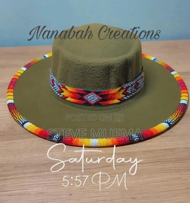 Beaded Fedora Hats. - thumbnail 6