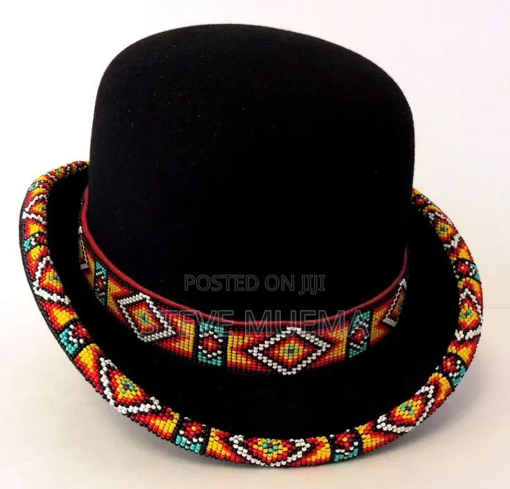 Beaded Fedora Hats.