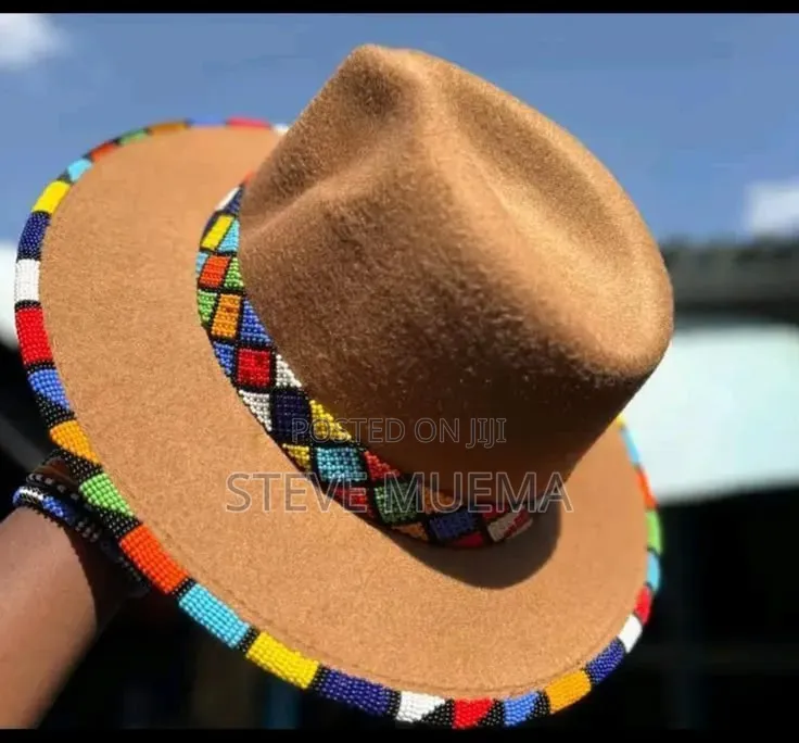 Beaded Fedora Hats.