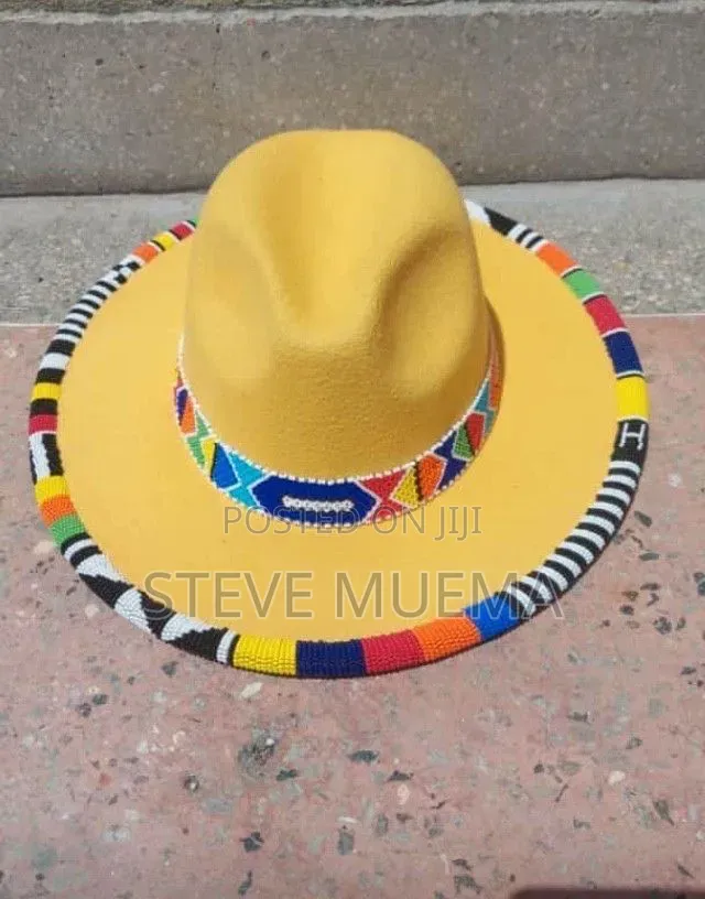Beaded Fedora Hats.