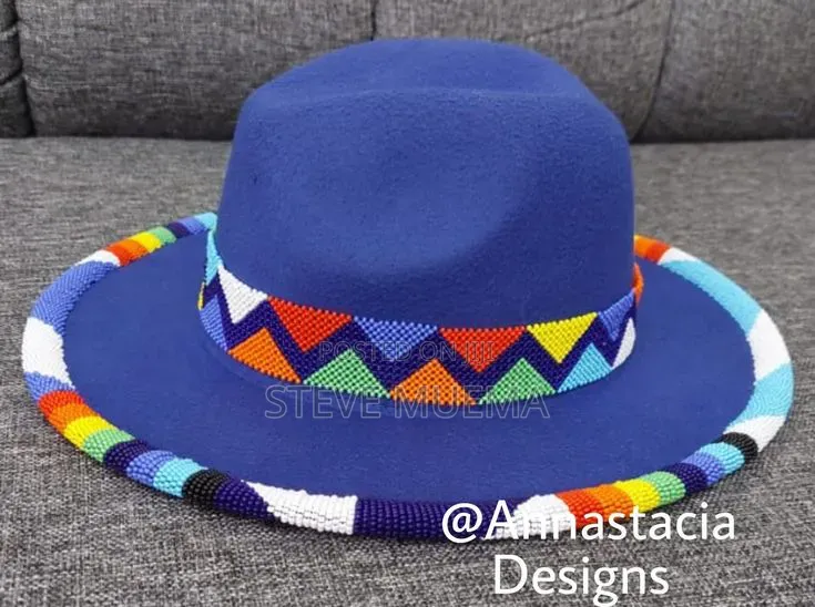 Beaded Fedora Hats.