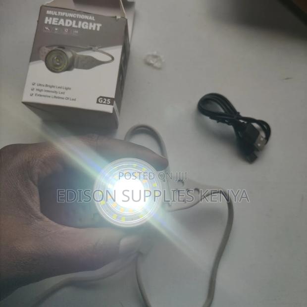Headlamp G25 Unique Strap Head Torch Flashlight Rechargeable Head Lamp - thumbnail 4