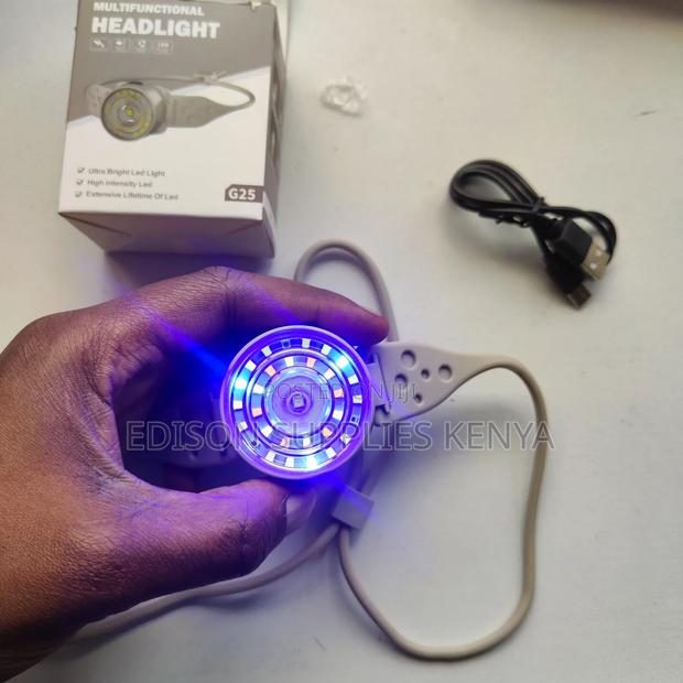 Headlamp G25 Unique Strap Head Torch Flashlight Rechargeable Head Lamp - thumbnail 5