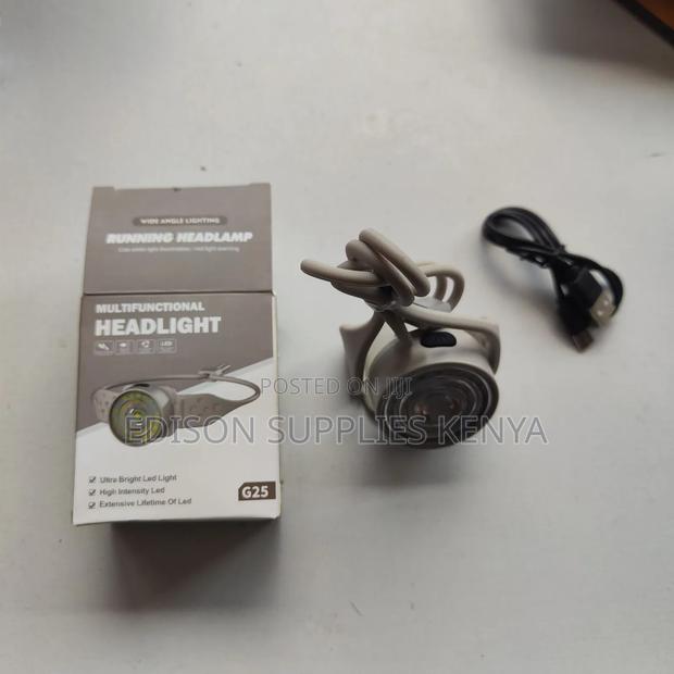 Headlamp G25 Unique Strap Head Torch Flashlight Rechargeable Head Lamp - thumbnail 6