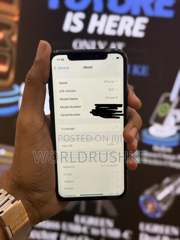 Apple iPhone X 256 GB Blue - thumbnail 2