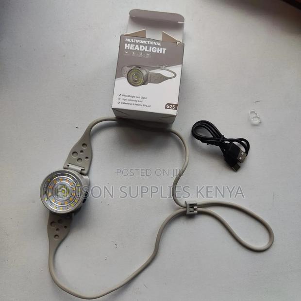 Headlamp G25 Unique Strap Head Torch Flashlight Rechargeable Head Lamp - main view