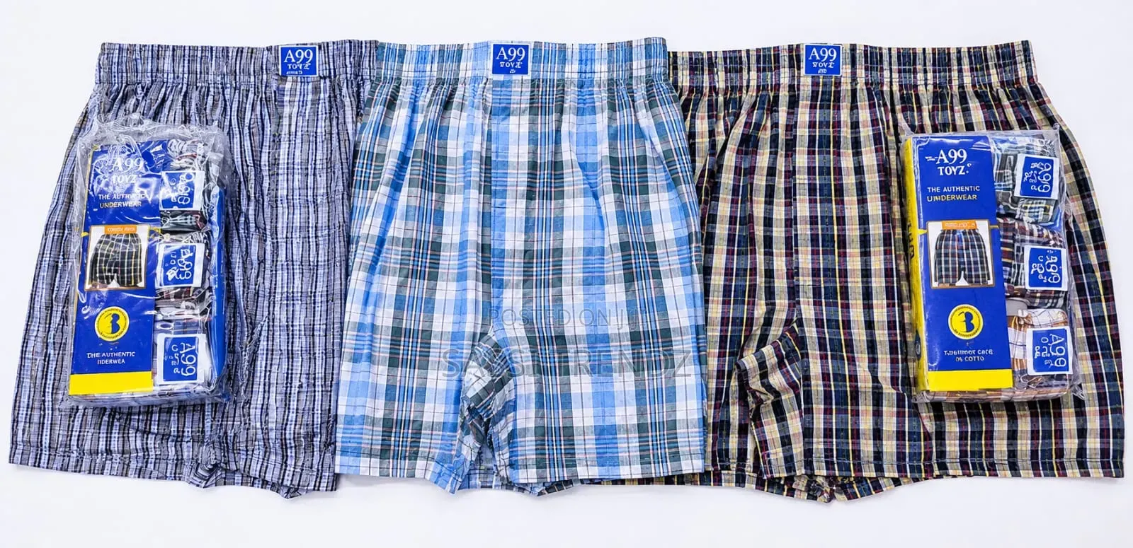 3 Pack Premium Boxers