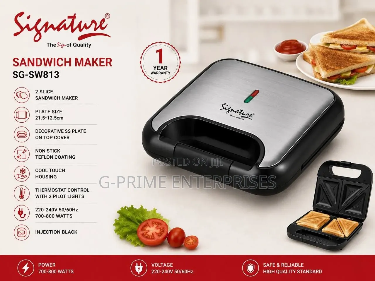 Signature Sandwich Maker
