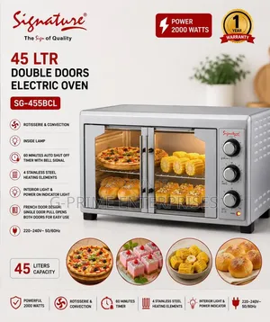 Electric Oven Double Door