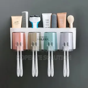 Toothbrush Toothpaste Organizer Set