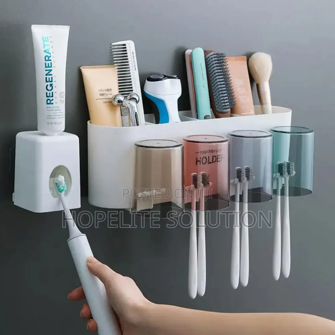 Toothbrush Toothpaste Organizer Set