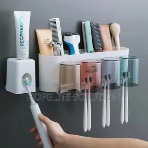 Toothbrush Toothpaste Organizer Set