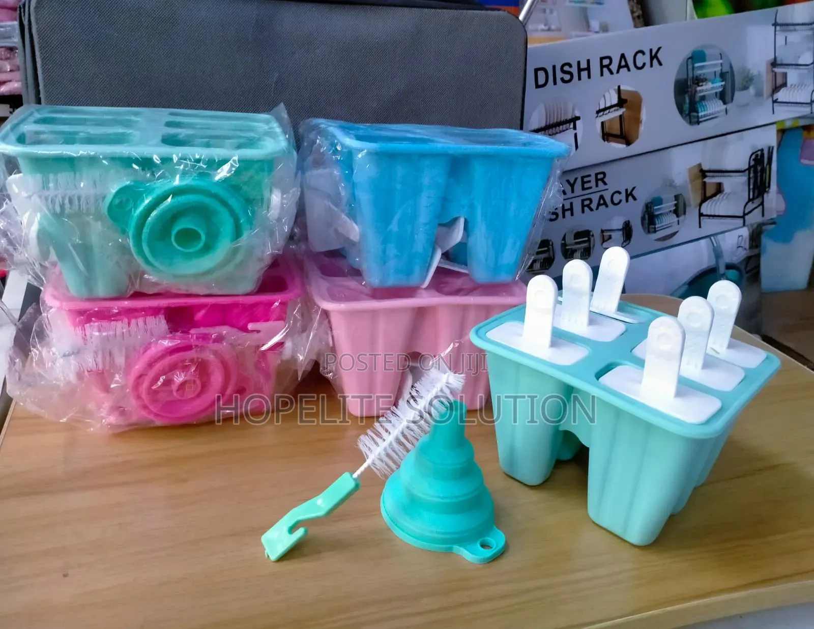 Silicone 6slot Ice Popsicle Moulds