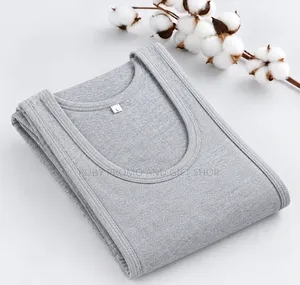 3 Pack Men's Vest - Black, Grey & White