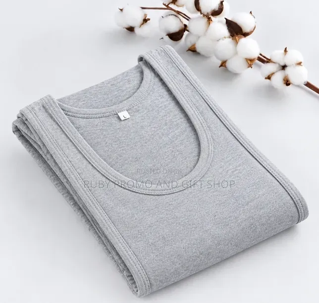 3 Pack Men's Vest - Black, Grey & White