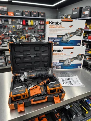 Kzubr KBLEAG-21V-115/125 Brushless Cordless Angle Grinder Set,