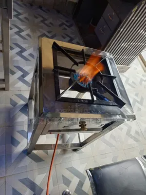 Stainless Steel Commercial Single Gas Burner Size 600mm by 600mm