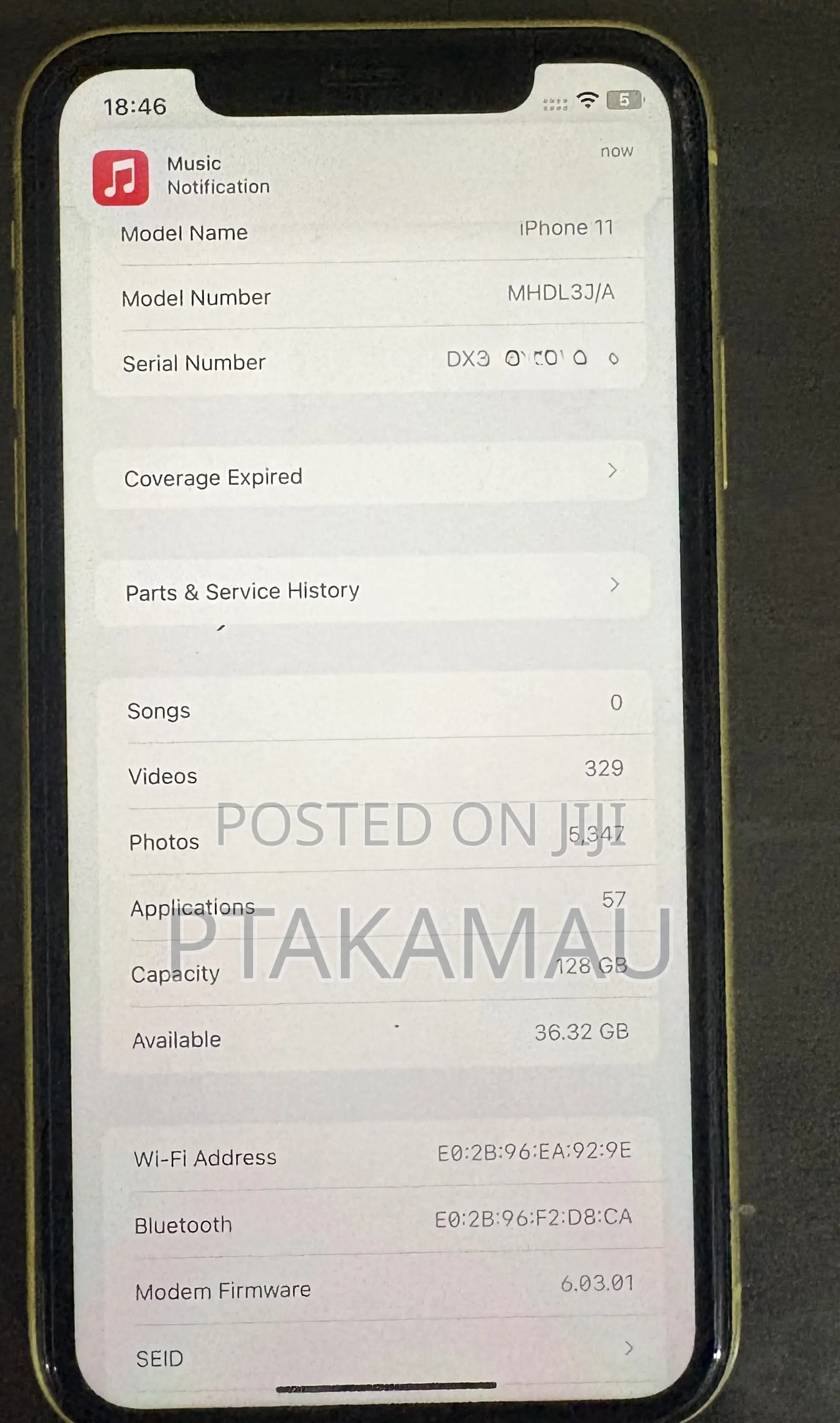 Apple iPhone 11 128 GB Gold