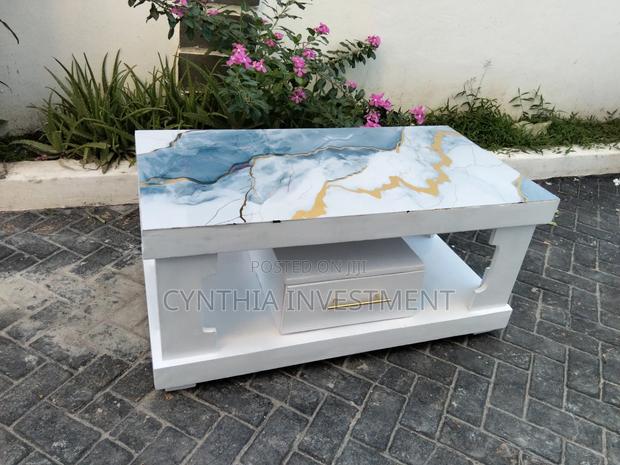 Blue Top Coffee Table