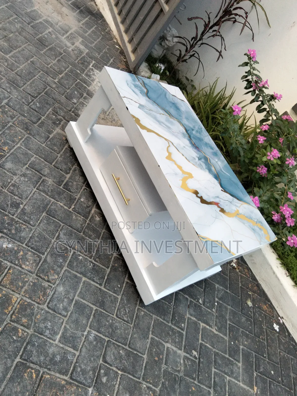 Blue Top Coffee Table