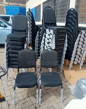 Black and Blue Conference Chair