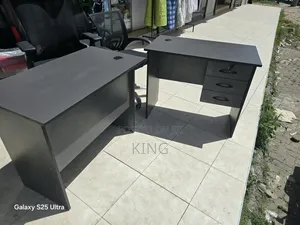 Gray Reception Office Desk