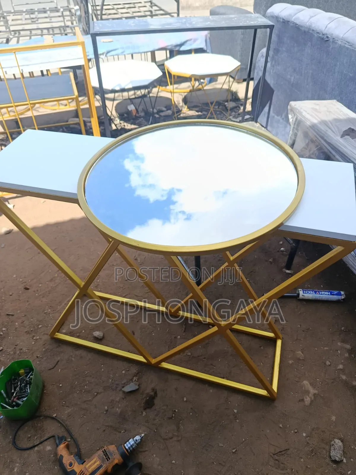 Console Table and Dressing Mirror