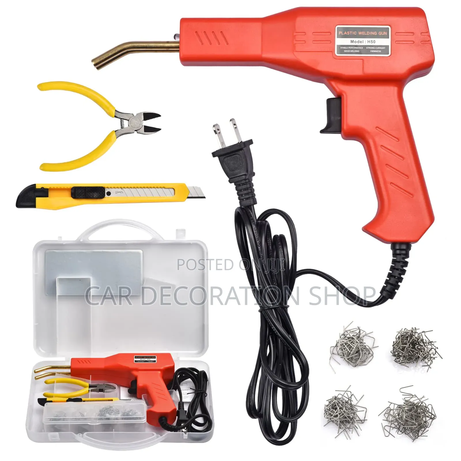Welding Kit for Fusing & Reinforcing Cracked Car Plastic, Dashboard