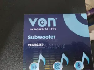 VON 2.1 Subwoofer Speaker – 116W RMS, Bluetooth, USB/SD, FM Radio
