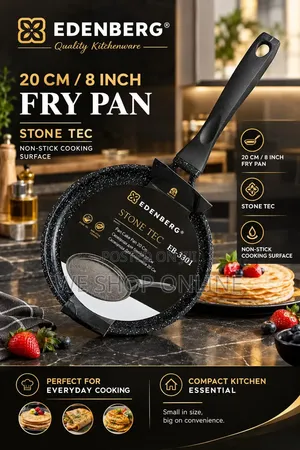 *Edenburg Black Frying Pan(20cm)