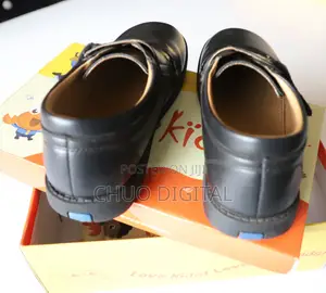 Crab Kids Black School Shoes Size 38 Boys