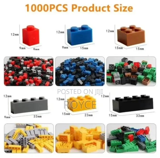 1000 PCS Building Blocks - thumbnail 4