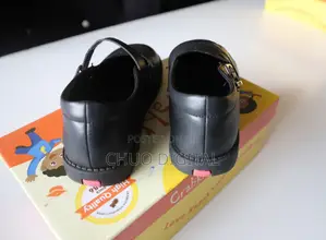 Crab Kids Girls Black School Shoes Size 38