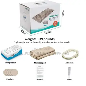 Quality Bubble Ripple Mattress With Pump - For Bedsore Prevention
