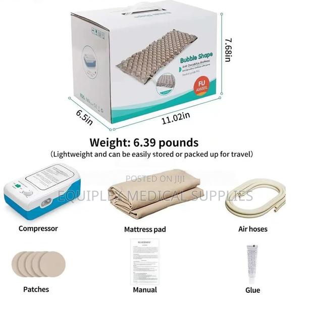 Quality Bubble Ripple Mattress With Pump - For Bedsore Prevention