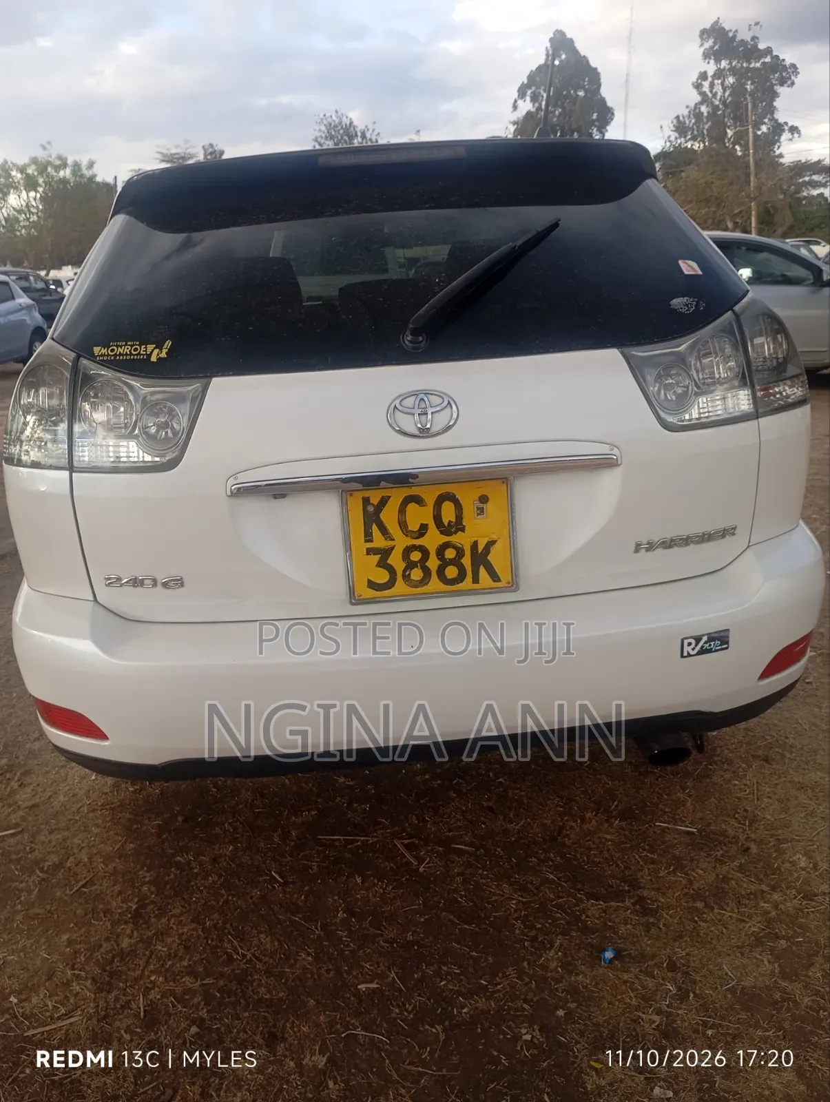 Toyota Harrier 2011 White