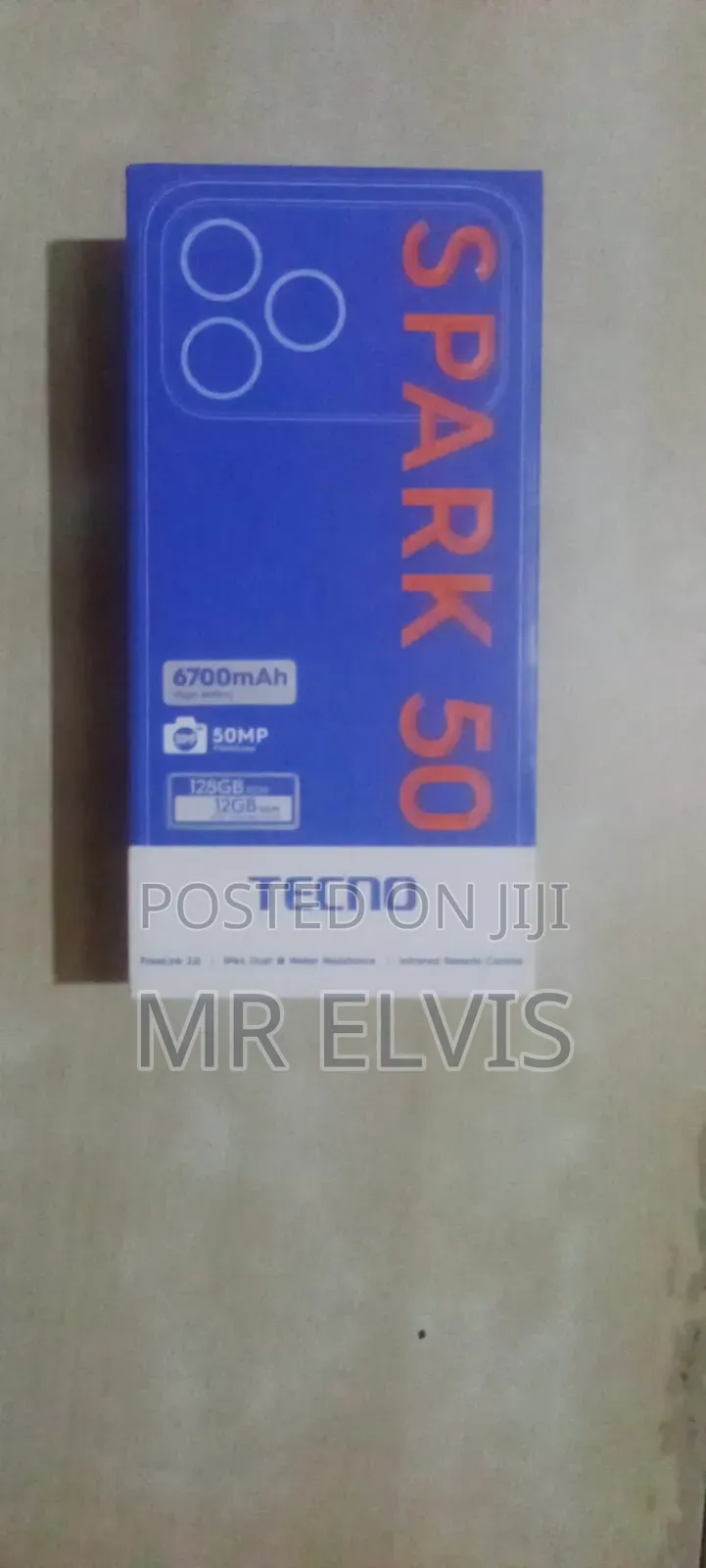 New Tecno Spark 50 128 GB Black