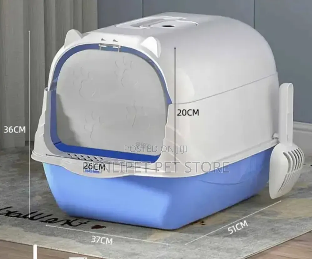 Hooded Cat Litter Box