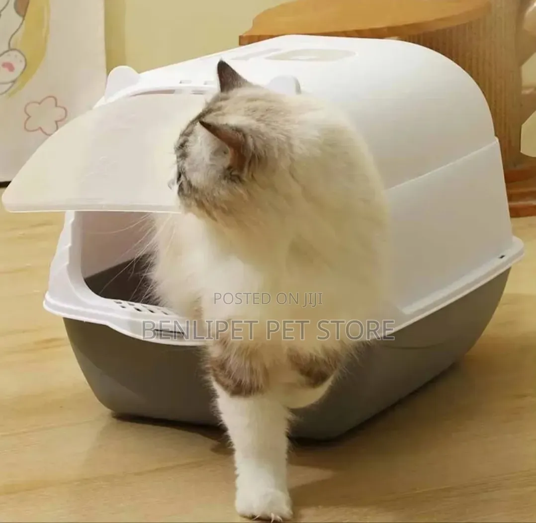 Hooded Cat Litter Box
