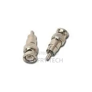 BNC Male to RCA Male Adapter - CCTV Connector for TV