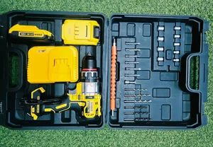 Dewalt 88V Cordless Drill With Impact Hammer Function and Bits