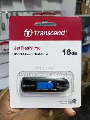 Transcend JetFlash 790 16GB USB 3.1 Gen 1 Flash Drive.