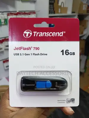 Transcend JetFlash 790 16GB USB 3.1 Gen 1 Flash Drive.