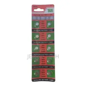 TMI AG4 377 LR626SW 1.5V Alkaline Battery - Compatible With Watches, T
