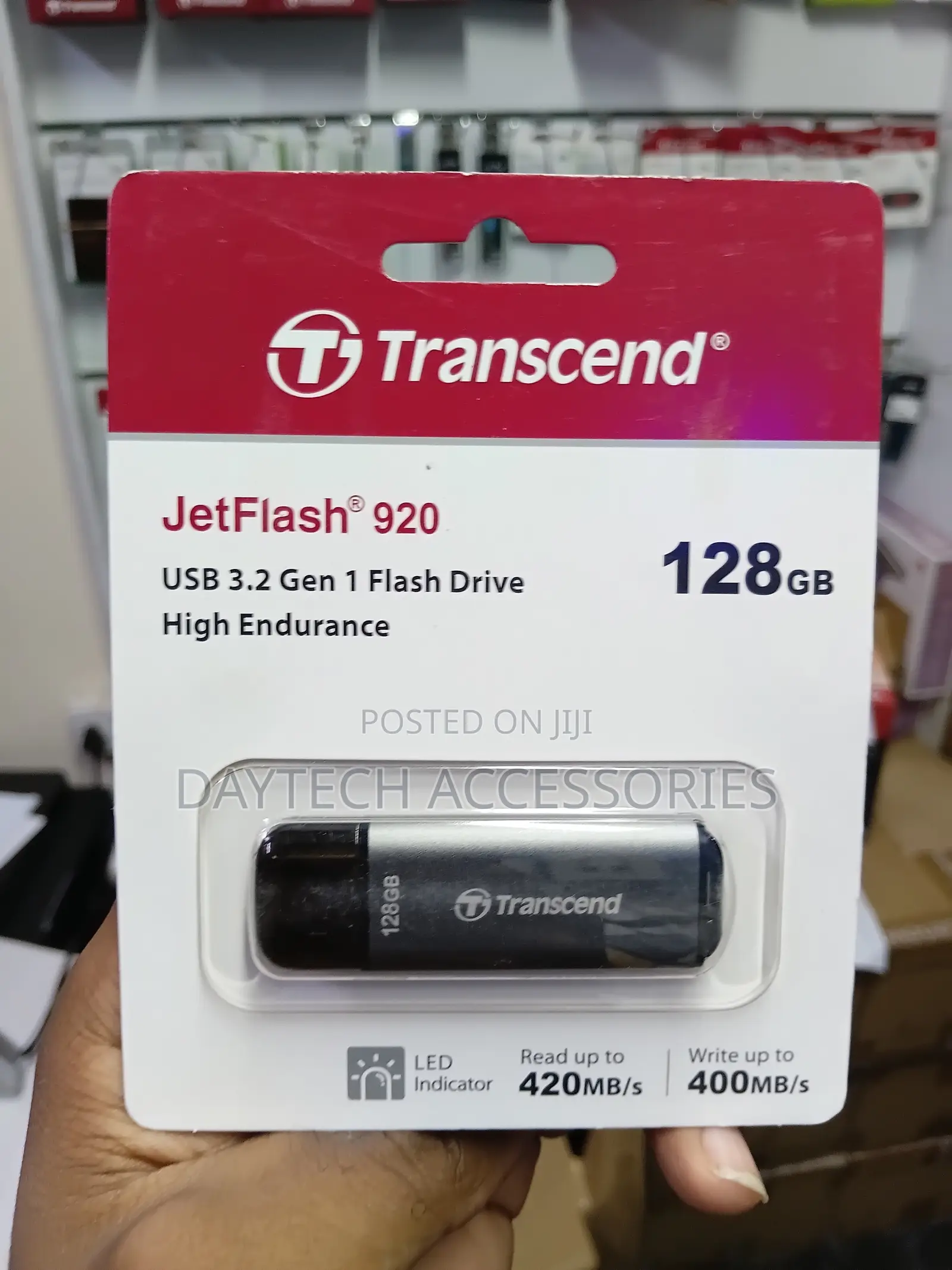 Transcend JetFlash 920 128GB USB 3.2 Gen 1 High Endurance Flash Drive