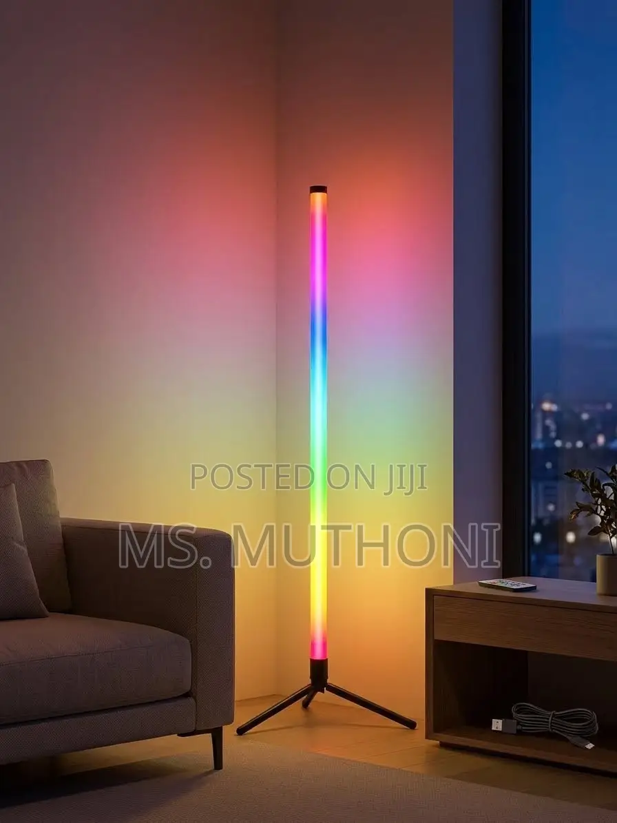 1.2M Floor-Standing RGB Corner Light