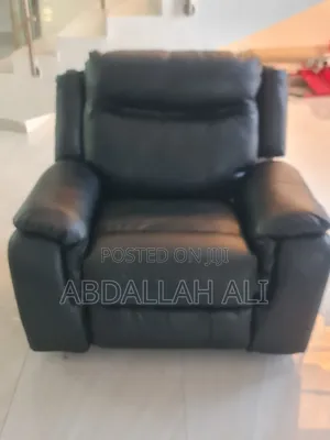 6 Leather Recliner Sofa Set