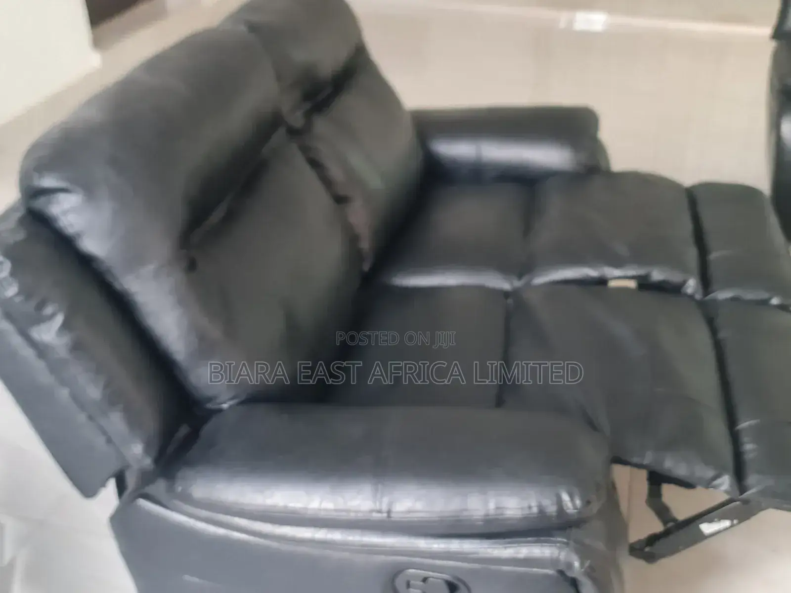 6 Leather Recliner Sofa Set