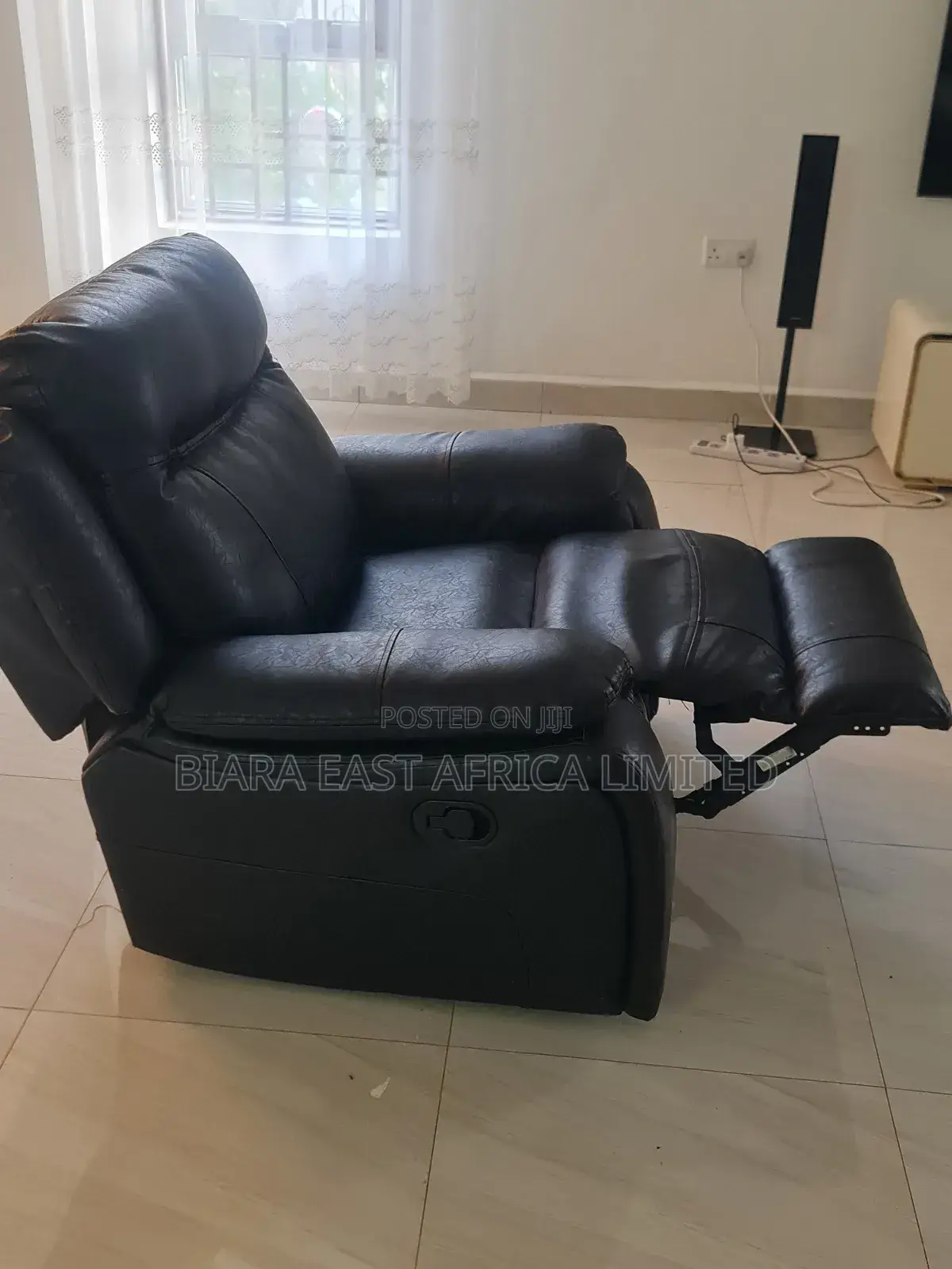 6 Leather Recliner Sofa Set